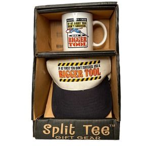 Split Tee Gift Gear‎ Snapback Hat Ceramic Mug Gift Set Bigger Tool Handyman